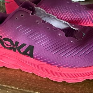 Hoka Women's Rincon 3, Pink, Purple, Teal Ladies Size 10B Athletic Shoes